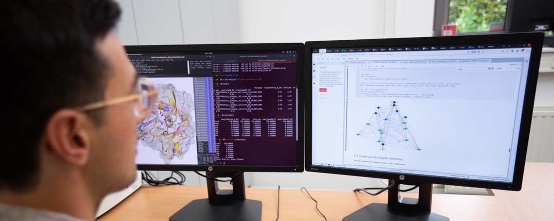 Slideshow showing company branding and visual identity