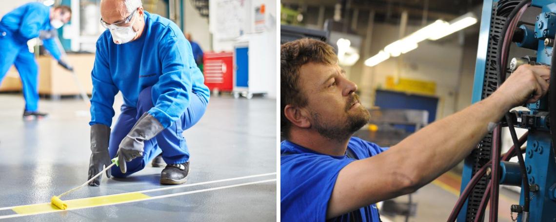 Diashow zum Marktauftritt und zur visuellen Identität des Unternehmens