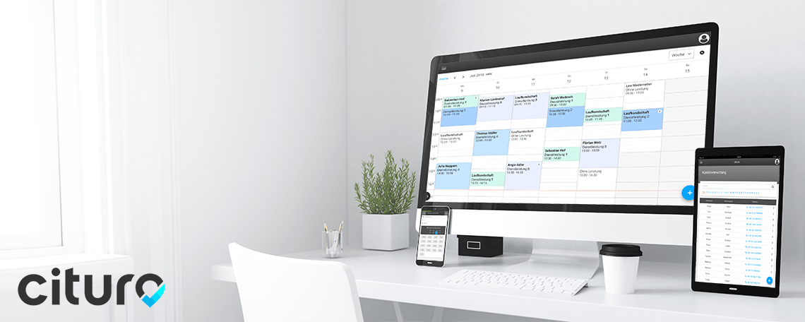 Diashow zum Marktauftritt und zur visuellen Identität des Unternehmens