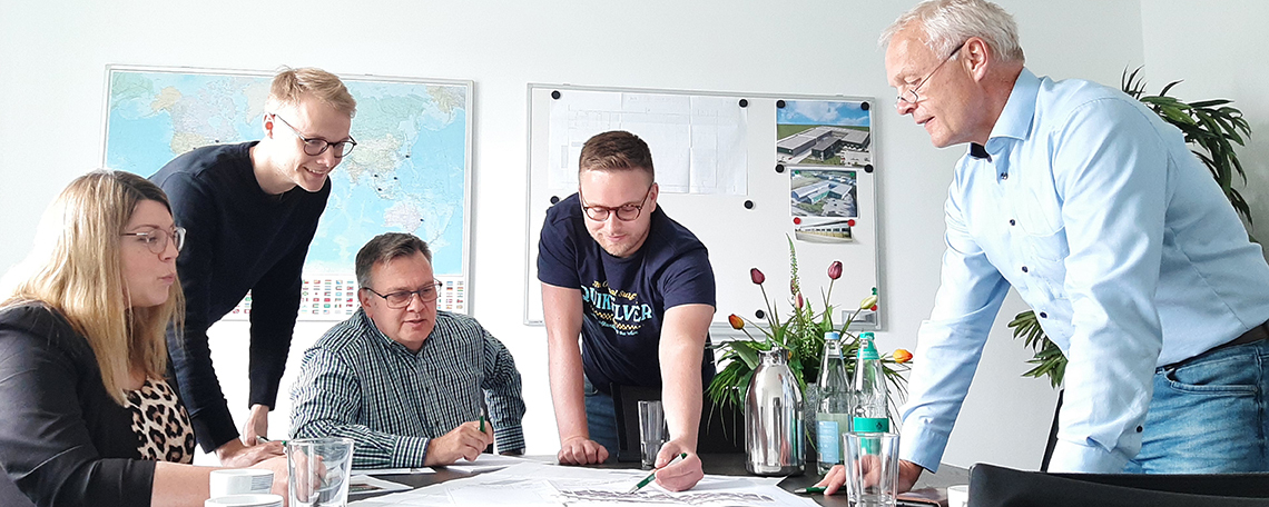 Diashow zum Marktauftritt und zur visuellen Identität des Unternehmens