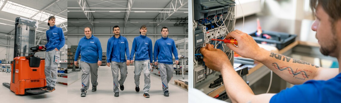 Diashow zum Marktauftritt und zur visuellen Identität des Unternehmens