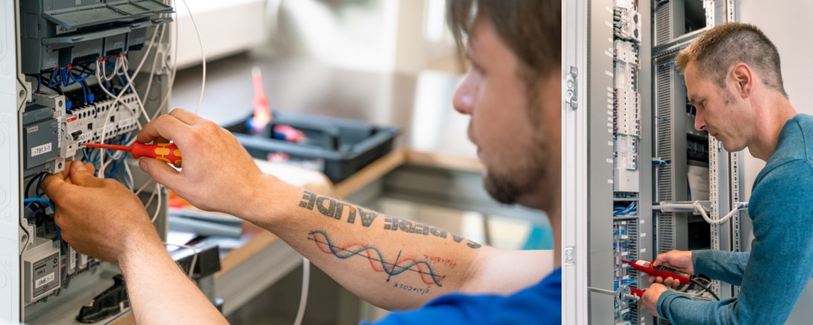 Diashow zum Marktauftritt und zur visuellen Identität des Unternehmens